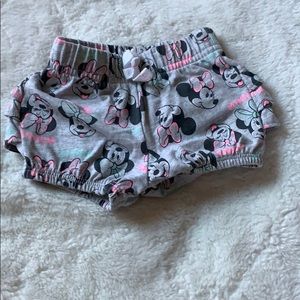 Grey Minnie Mouse Shorts